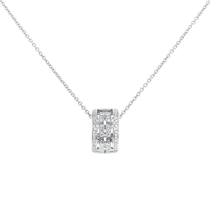 [ELAN LUXE]PARENTESI NECKLACE SILVER DIAMOND