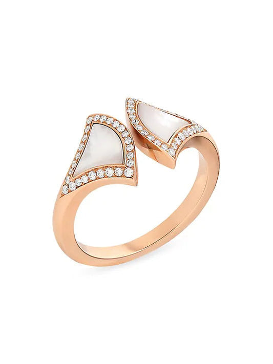 [ELAN LUXE]DREAM MOP DIAMOND OPEN RING