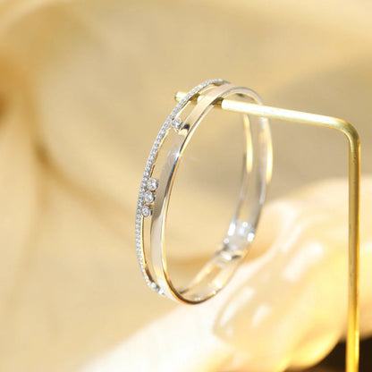 [ELAN LUXE]Move Romane Diamond Bangle Bracelet