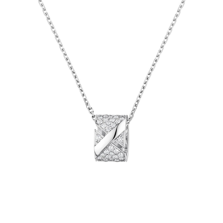 [ELAN LUXE]LIENS EVIDENCE DIAMOND PAVED NECKLACE