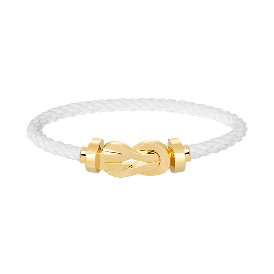 [ELAN LUXE]CHANCE LARGE 8 FIGURE BUCKLE NO DIAMOND BRACELET GOLD