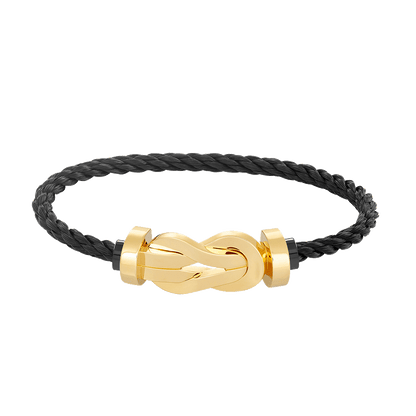 [ELAN LUXE]CHANCE LARGE 8 FIGURE BUCKLE NO DIAMOND BRACELET GOLD