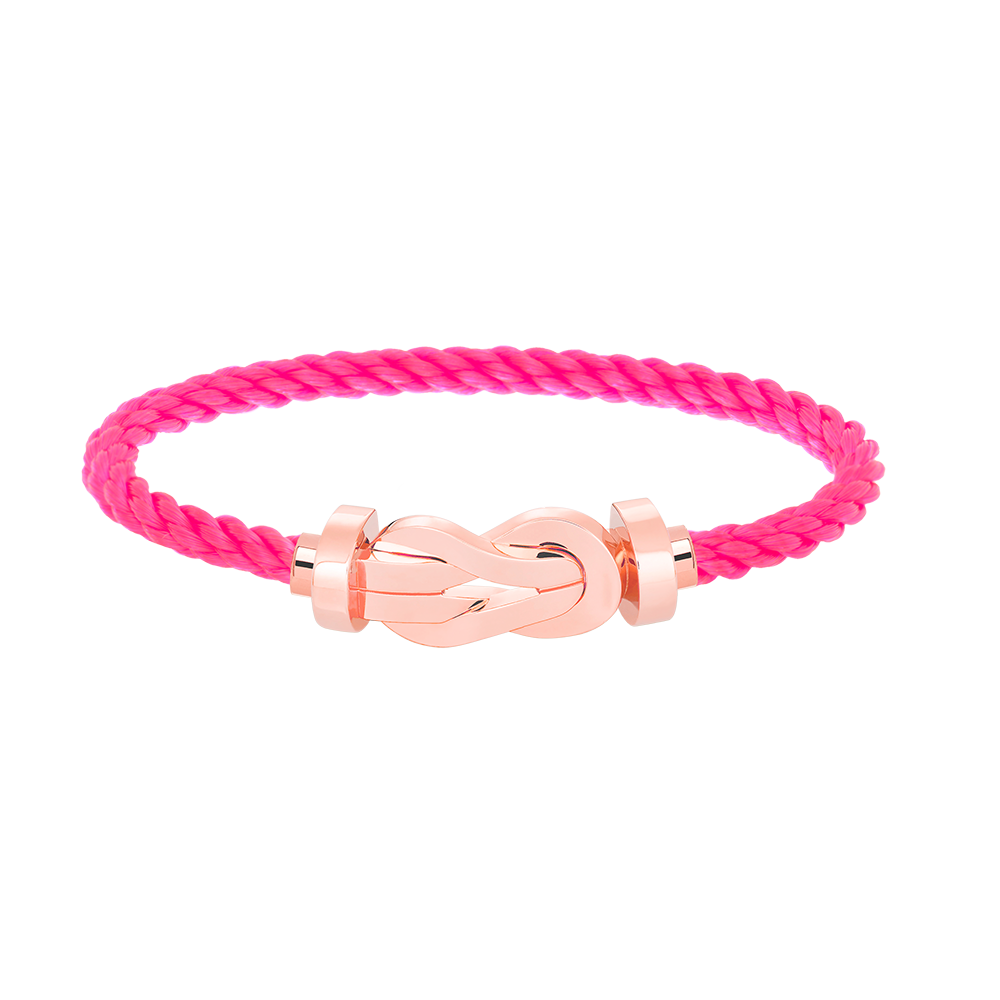 [ELAN LUXE]CHANCE LARGE 8 FIGURE BUCKLE NO DIAMOND BRACELET ROSE GOLD
