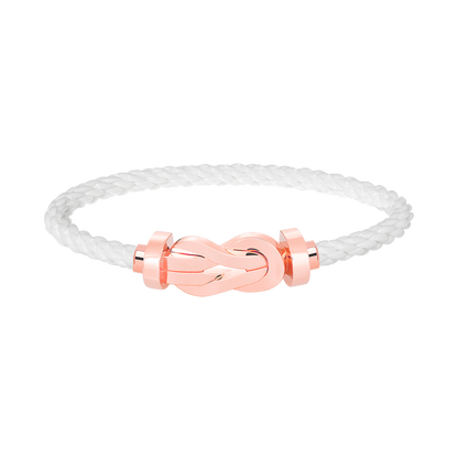 [ELAN LUXE]CHANCE LARGE 8 FIGURE BUCKLE NO DIAMOND BRACELET ROSE GOLD