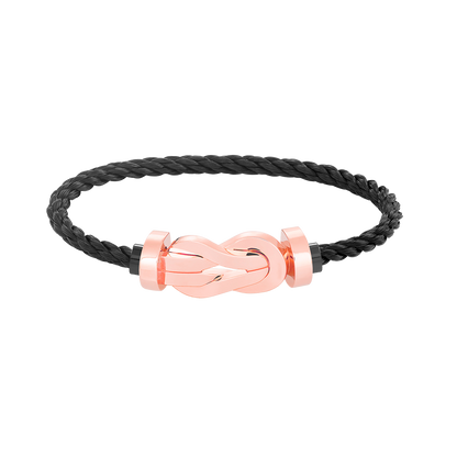 [ELAN LUXE]CHANCE LARGE 8 FIGURE BUCKLE NO DIAMOND BRACELET ROSE GOLD