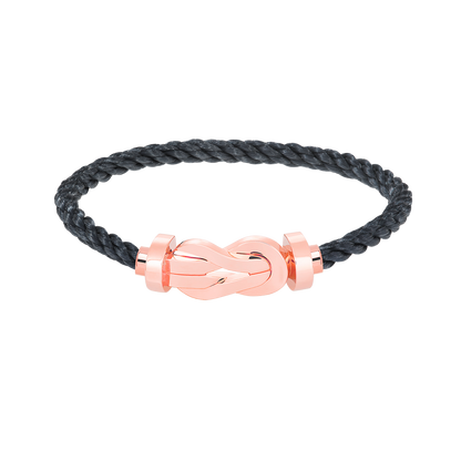 [ELAN LUXE]CHANCE LARGE 8 FIGURE BUCKLE NO DIAMOND BRACELET ROSE GOLD
