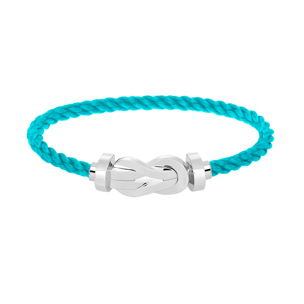[ELAN LUXE]CHANCE LARGE 8 FIGURE BUCKLE NO DIAMOND BRACELET SILVER