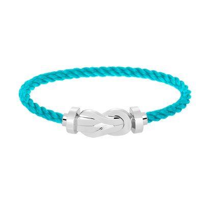 [ELAN LUXE]CHANCE LARGE 8 FIGURE BUCKLE NO DIAMOND BRACELET SILVER