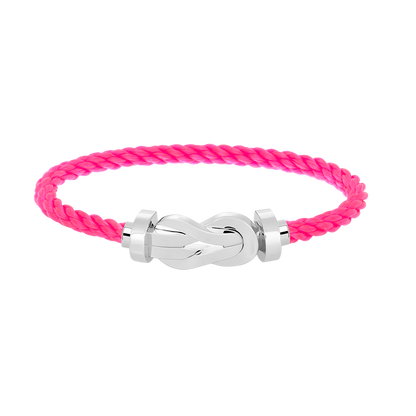 [ELAN LUXE]CHANCE LARGE 8 FIGURE BUCKLE NO DIAMOND BRACELET SILVER