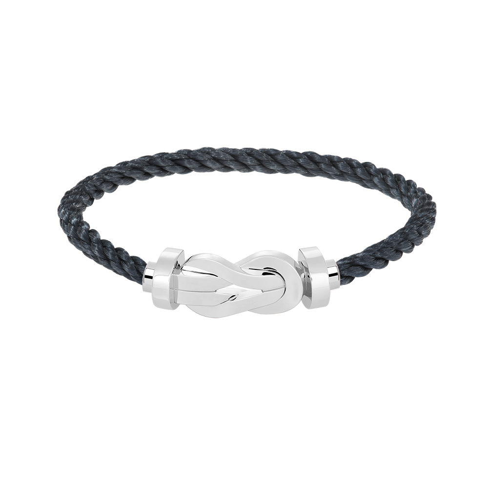 [ELAN LUXE]CHANCE LARGE 8 FIGURE BUCKLE NO DIAMOND BRACELET SILVER