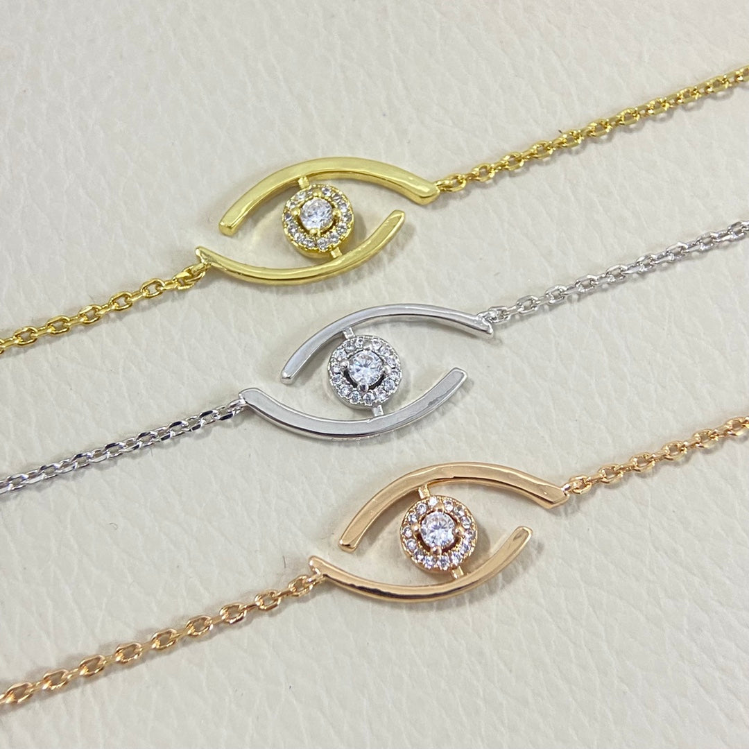 [ELAN LUXE]Lucky Eye Pave-Set Diamond Bracelet