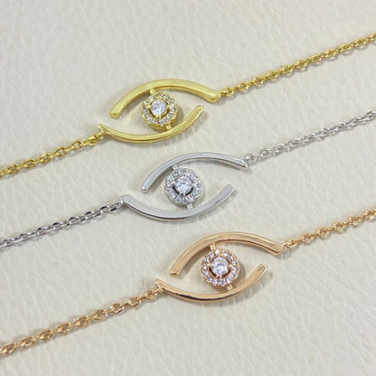 [ELAN LUXE]Lucky Eye Pave-Set Diamond Bracelet