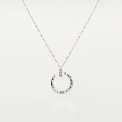 [ELAN LUXE]JUSTE NECKLACE HALF DIAMOND