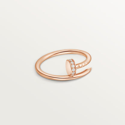 [ELAN LUXE]JUSTE 1.8MM HALF DIAMOND RING