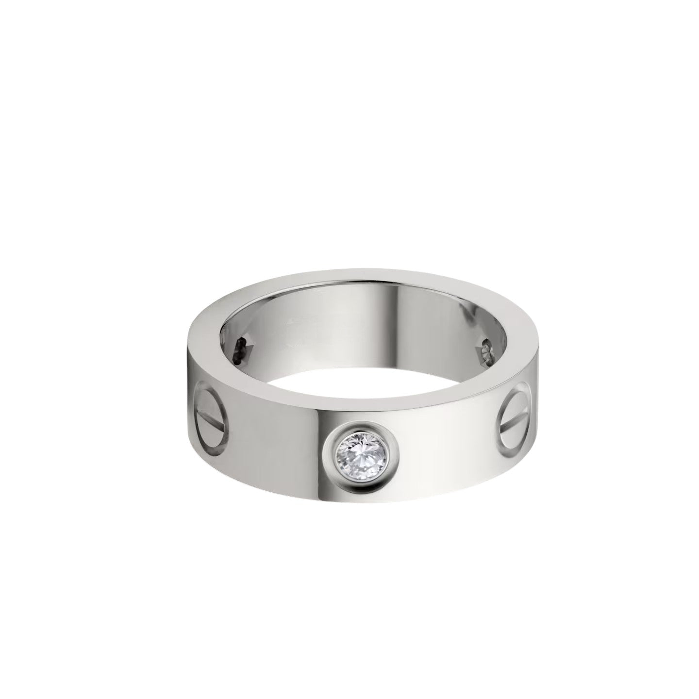 [ELAN LUXE]LOVE 5.5MM 3 DIAMOND RING