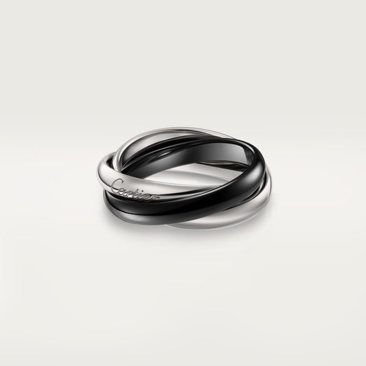 [ELAN LUXE]TRINITY 3.2MM RING BLACK CERAMIC