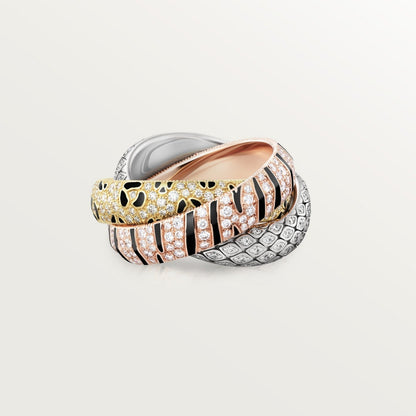 [ELAN LUXE] TRINITY  RING LEOPARD PRINT