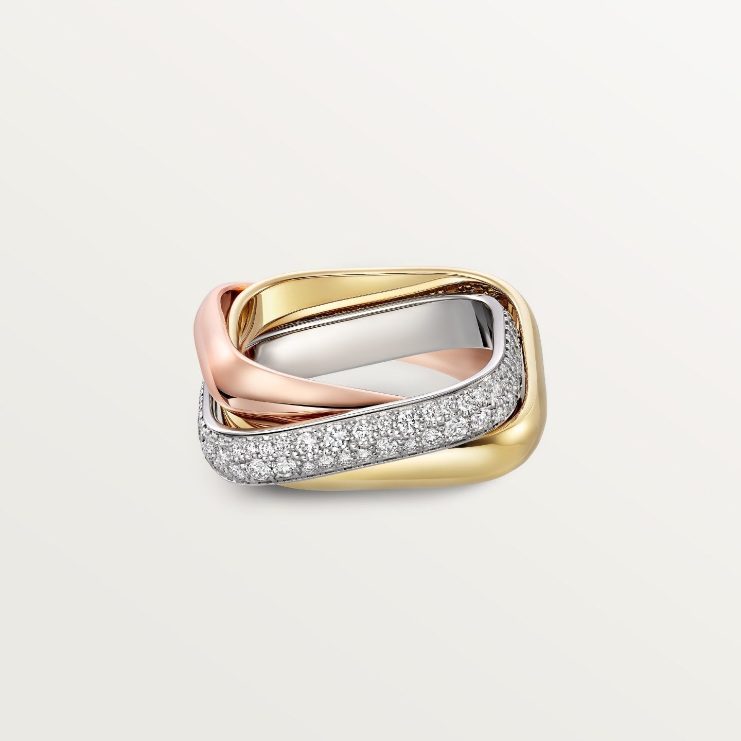 [ELAN LUXE] TRINITY 3.5MM CUSHION RING COLLECTION