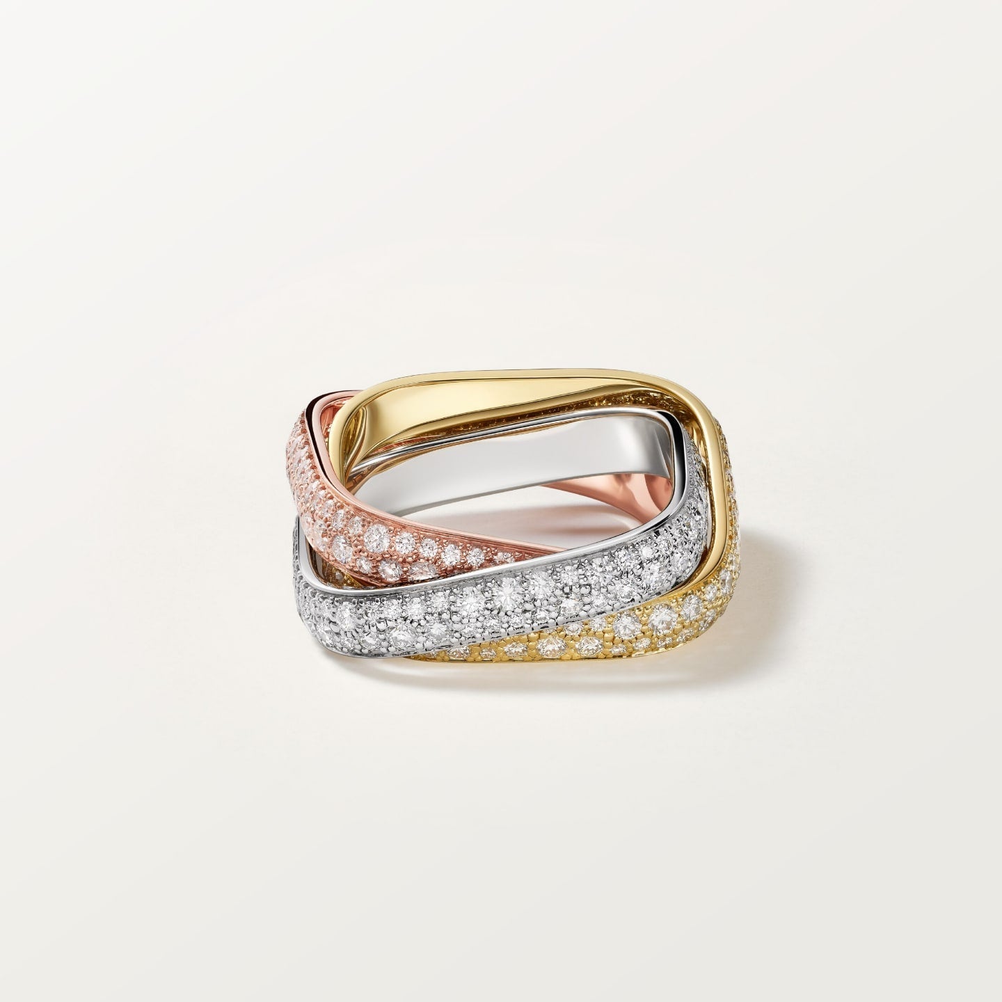 [ELAN LUXE]TRINITY 3.5MM CUSHION RING COLLECTION