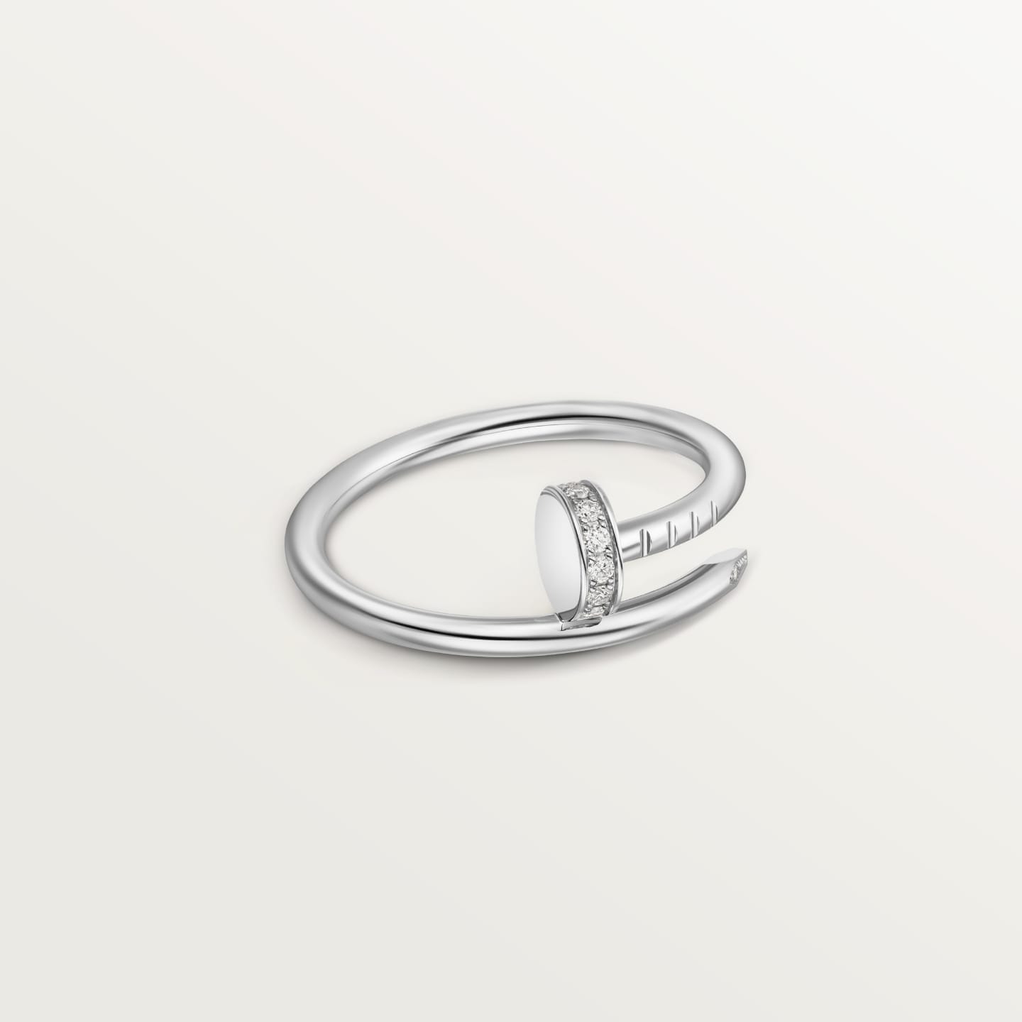 [ELAN LUXE]JUSTE 1.8MM HALF DIAMOND RING