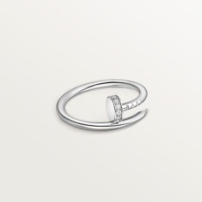 [ELAN LUXE]JUSTE 1.8MM HALF DIAMOND RING