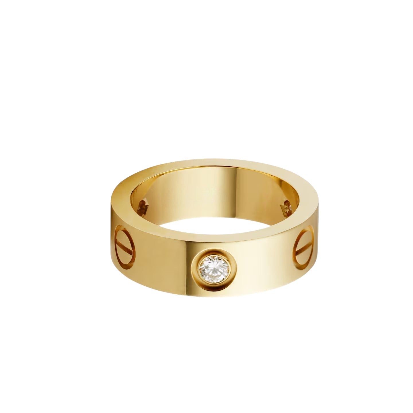 [ELAN LUXE]LOVE 5.5MM 3 DIAMOND RING