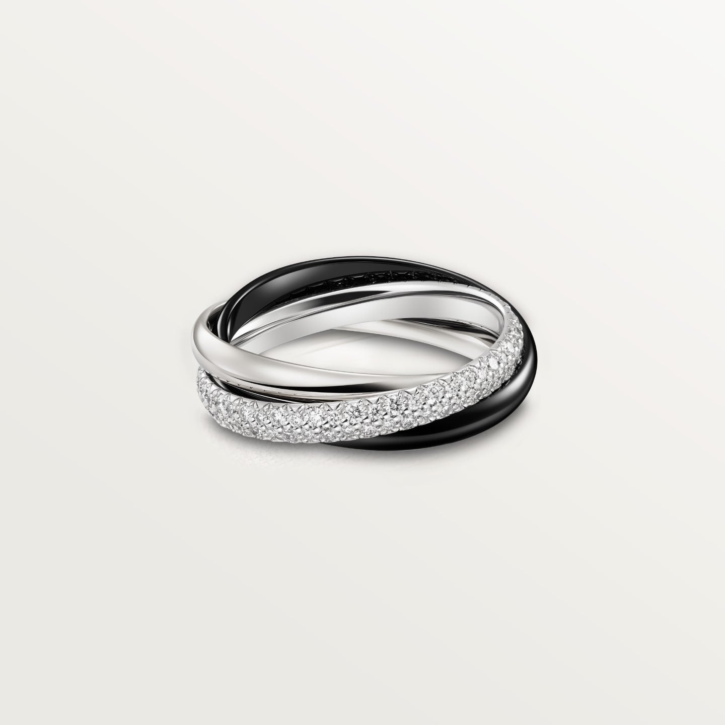 [ELAN LUXE]TRINITY 3.2MM RING BLACK CERAMIC