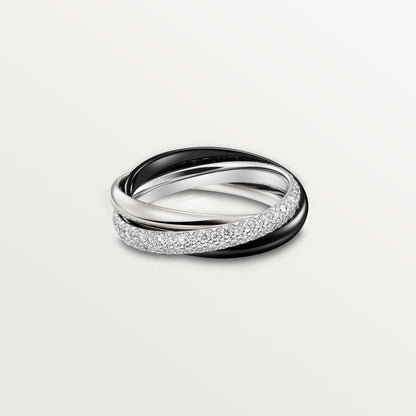 [ELAN LUXE]TRINITY 3.2MM RING BLACK CERAMIC