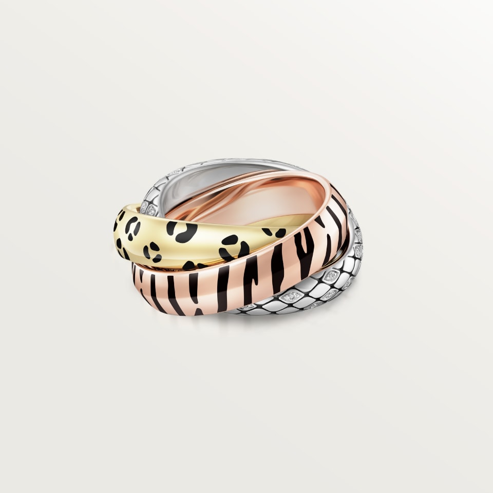 [ELAN LUXE] TRINITY  RING LEOPARD PRINT
