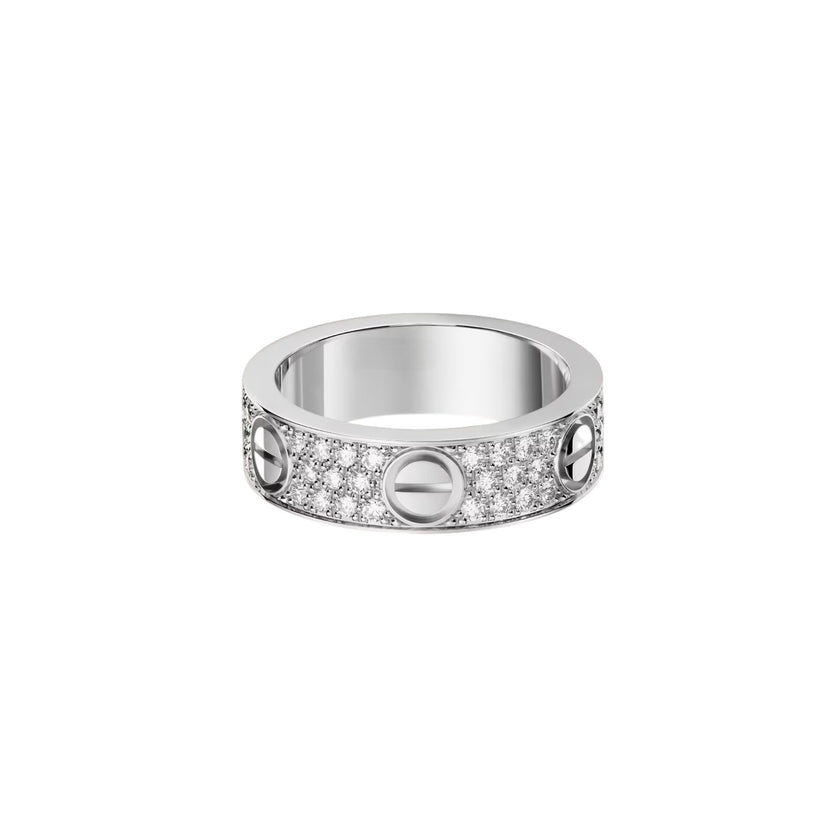 [ELAN LUXE]LOVE RING 5.5MM DIAMONDS PAVED