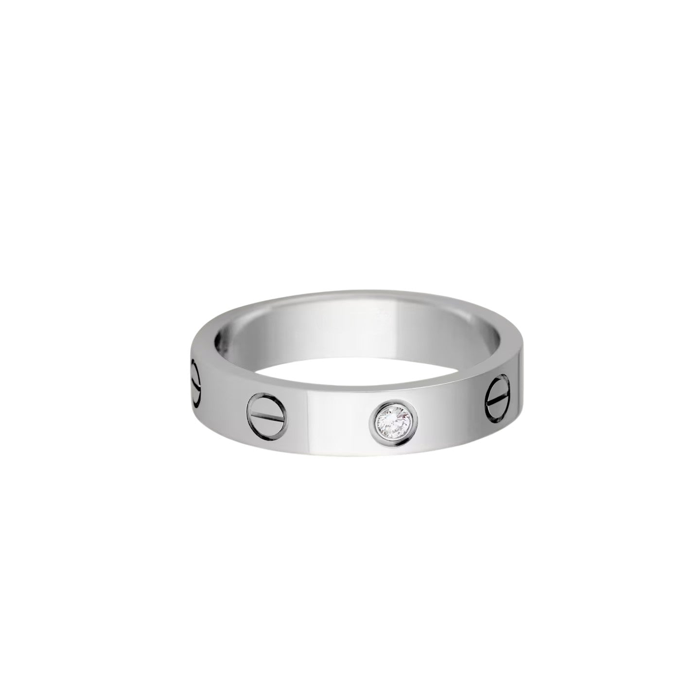 [ELAN LUXE]LOVE 4MM 1 DIAMOND RING
