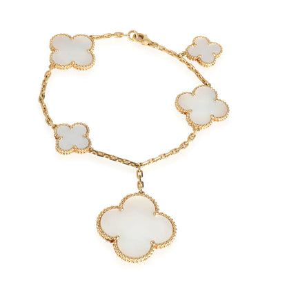 [ELAN LUXE]MAGIC CLOVER MOP GOLD BRACELET 5 MOTIFS