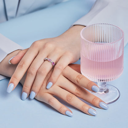 [ELAN LUXE]Unique Colorful Emerald Cut Party Ring