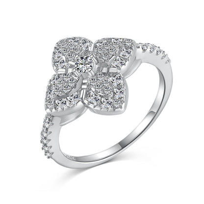 [ELAN LUXE]Luxurious Colorful Flower Shape Banquet Ring