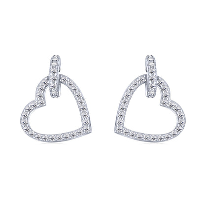 [ELAN LUXE]Dainty Heart Shape Earrings