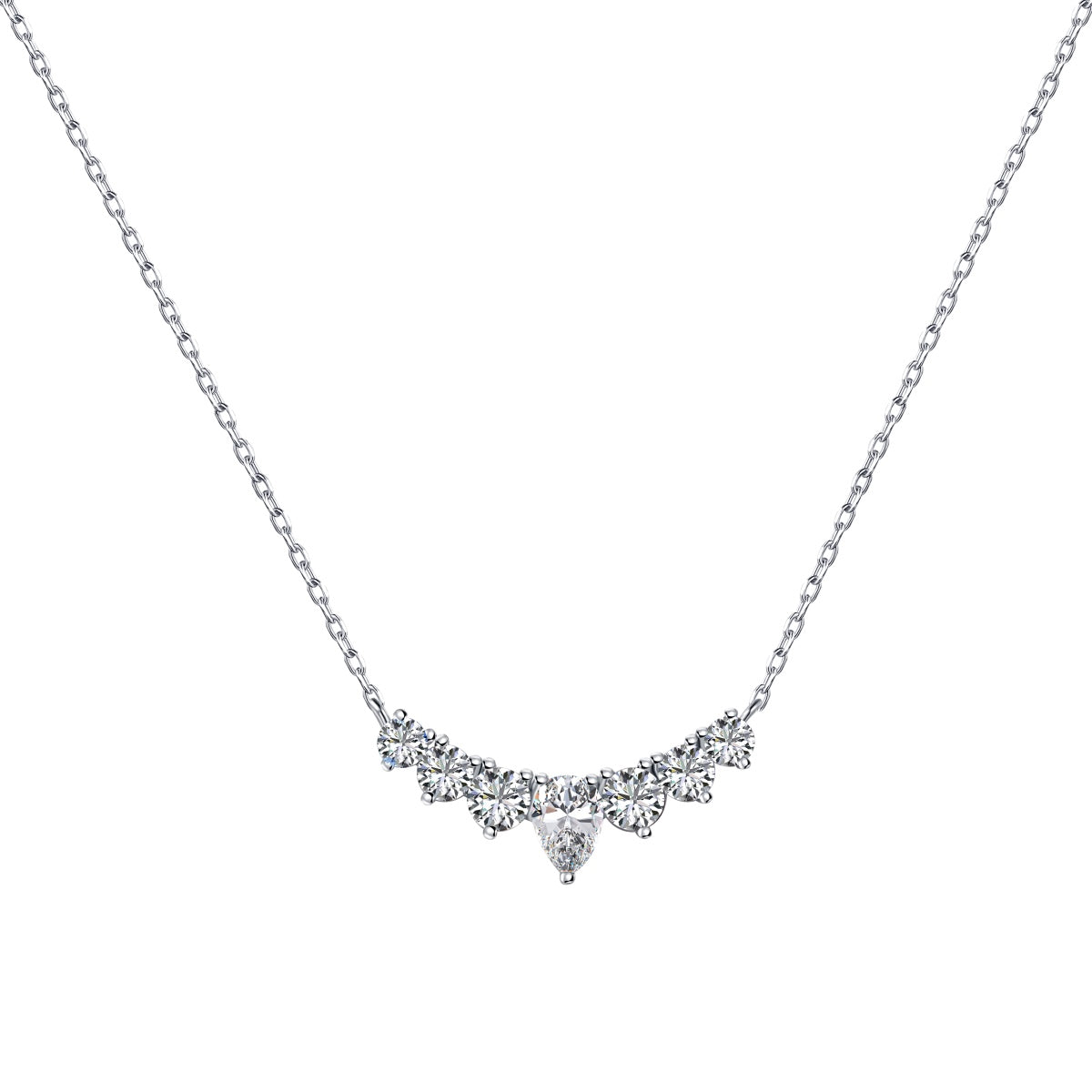 [ELAN LUXE]Dainty Colorful Heart Necklace
