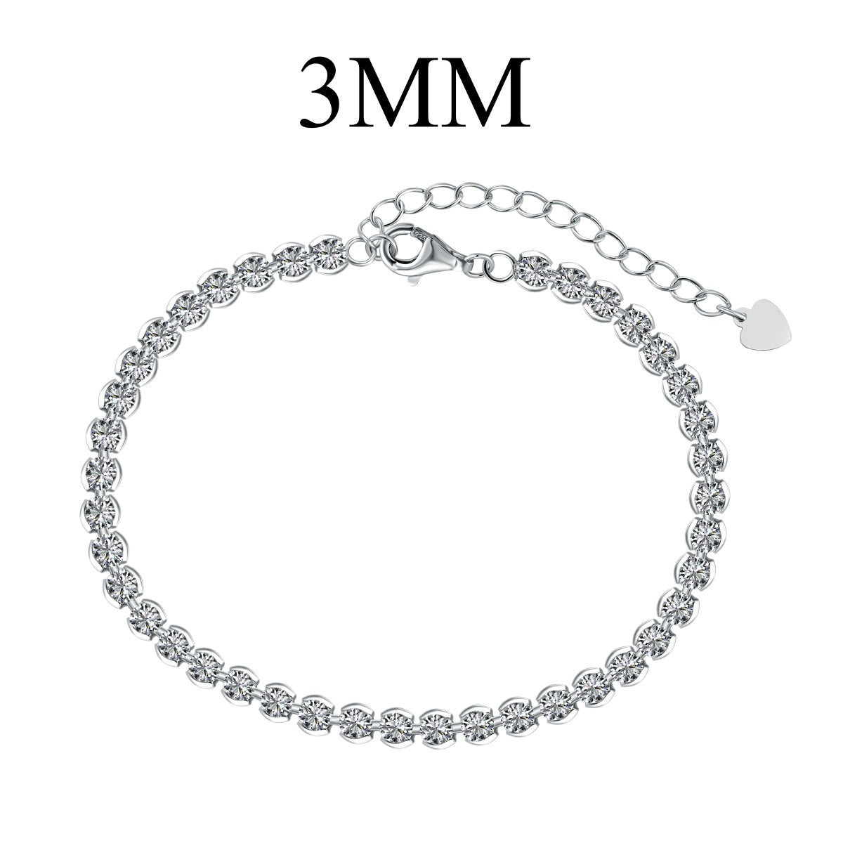 [ELAN LUXE]Ornate  Sparkling Round Cut Daily Bracelet