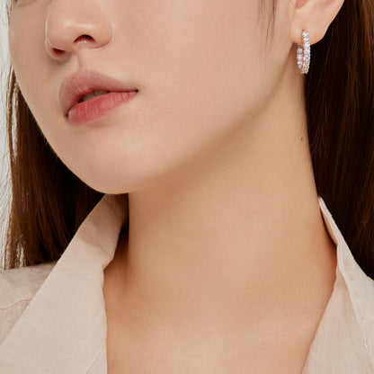 [ELAN LUXE]Unique Round Cut Daily Earrings