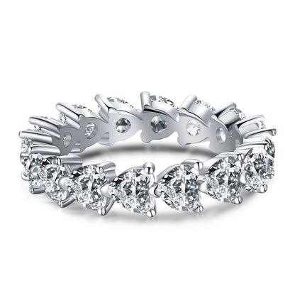 [ELAN LUXE]0.25 Carat Radiant Romance Heart Cut Lover Ring