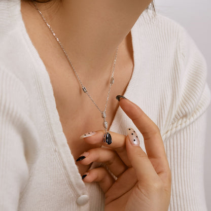 [ELAN LUXE]Dazzling Pear Cut Necklace