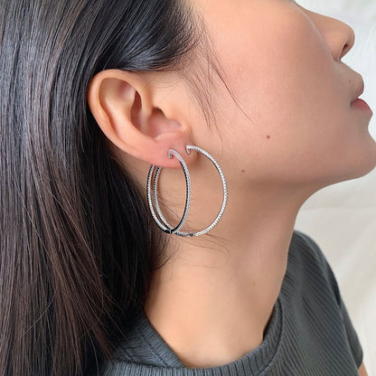 [ELAN LUXE]Popular Large Hoop Earrings