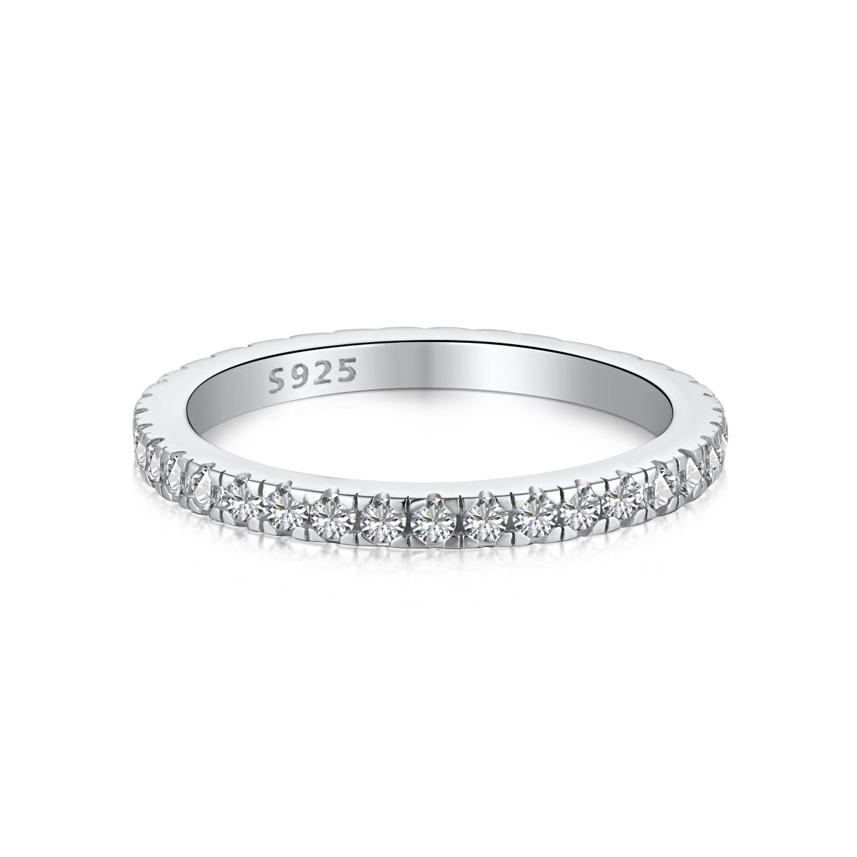 [ELAN LUXE]Delicate Sparkling Round Cut Daily Ring