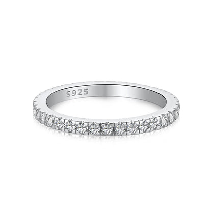 [ELAN LUXE]Delicate Sparkling Round Cut Daily Ring