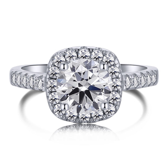 [ELAN LUXE]Dazzling Resplendent Round Cut Wedding Ring