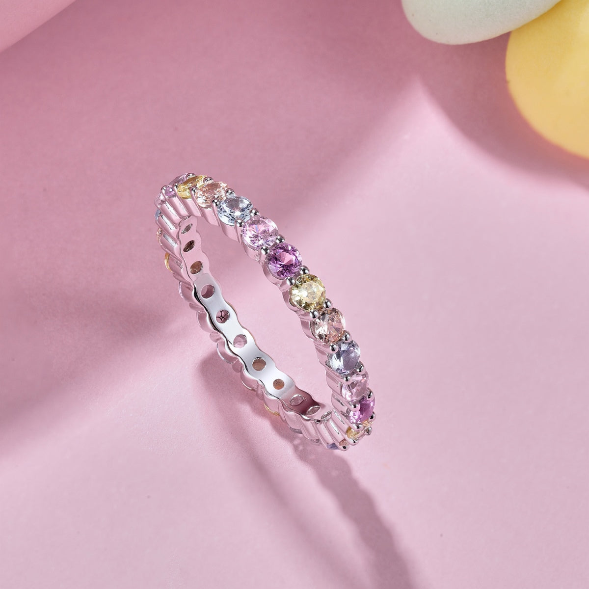 [ELAN LUXE]Dazzling Resplendent Round Cut Party Ring