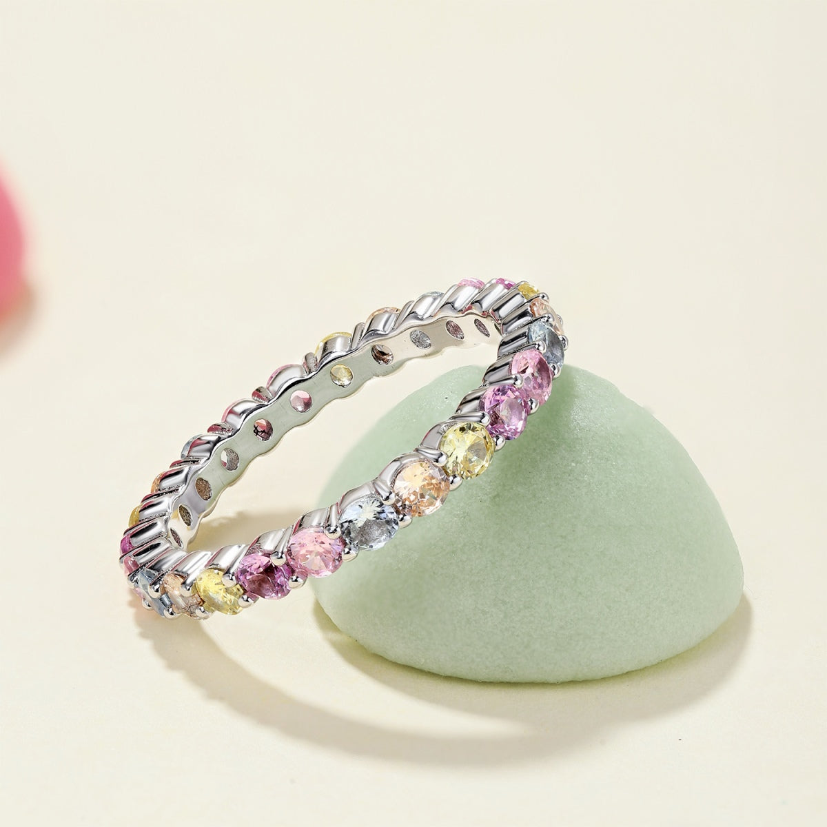 [ELAN LUXE]Dazzling Resplendent Round Cut Party Ring