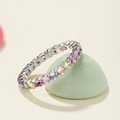 [ELAN LUXE]Dazzling Resplendent Round Cut Party Ring