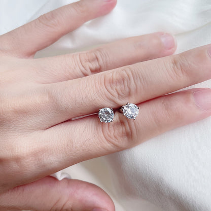 [ELAN LUXE]Unique Round Shape Earrings