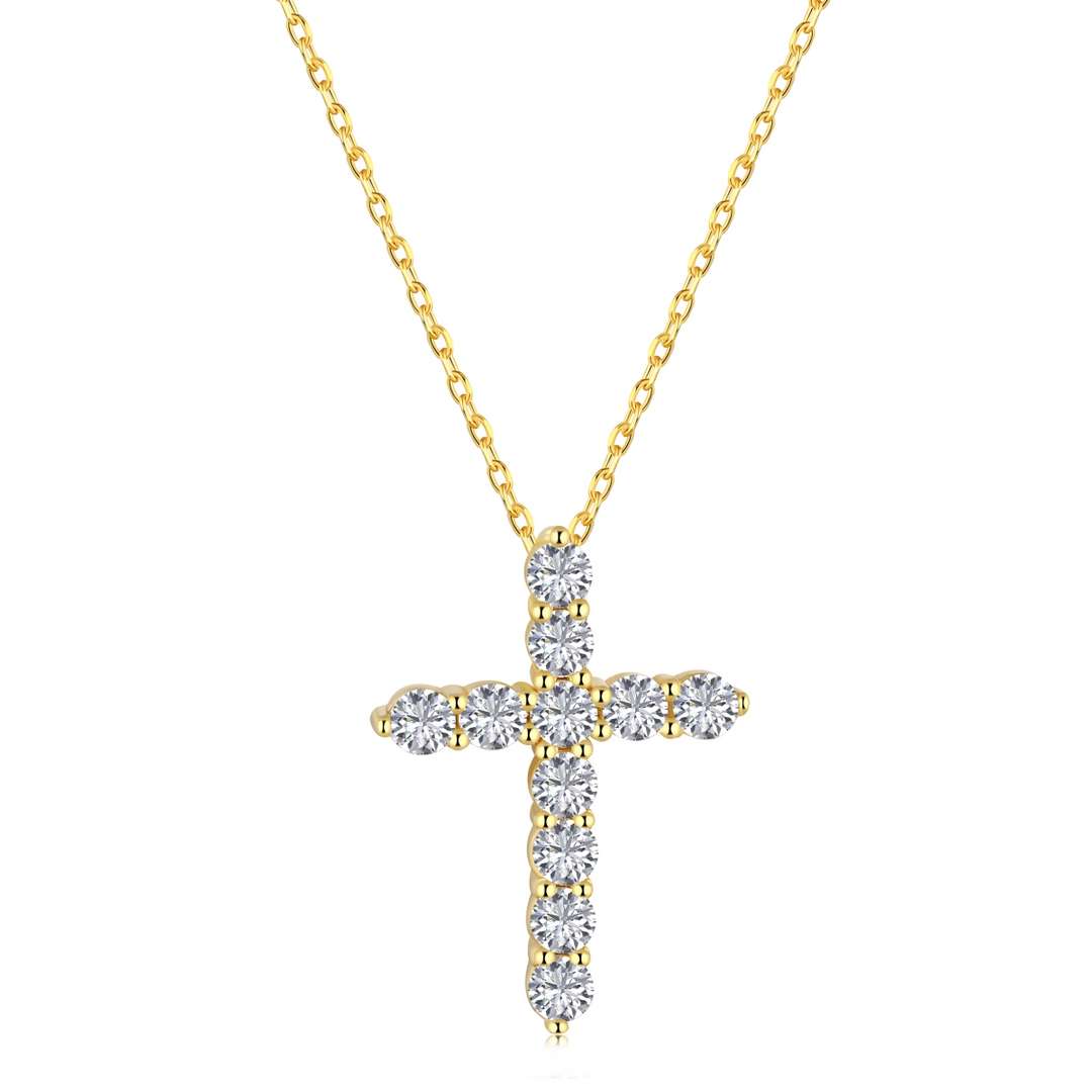 [ELAN LUXE]Unique Cross Shape Necklace