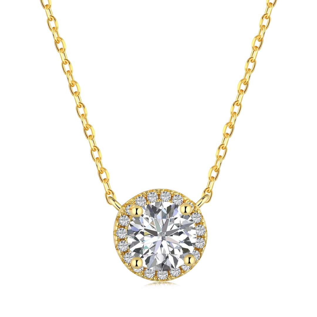 [ELAN LUXE]Luxurious Round Cut Necklace